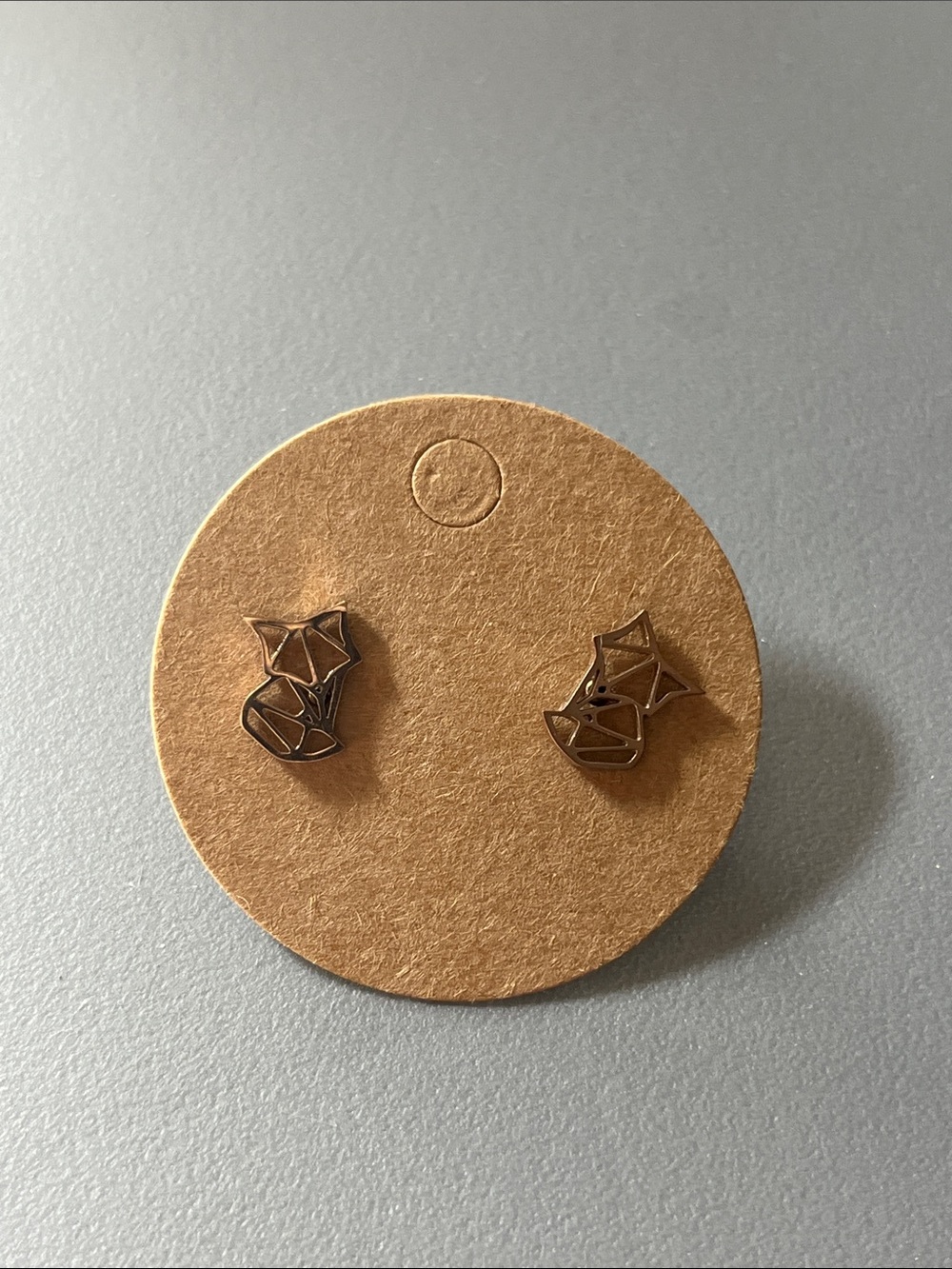 Fall fox earrings
